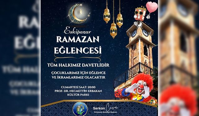 ESKİPAZAR'DA EĞLENCELİ AKŞAM PROGRAMI BAŞLIYOR