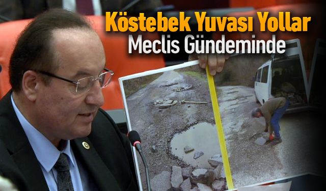VEKİL AKAY, KARABÜK'ÜN YOLLARINI GÜNDEME TAŞIDI: "YOLLAR ADETA KÖSTEBEK YUVASI"
