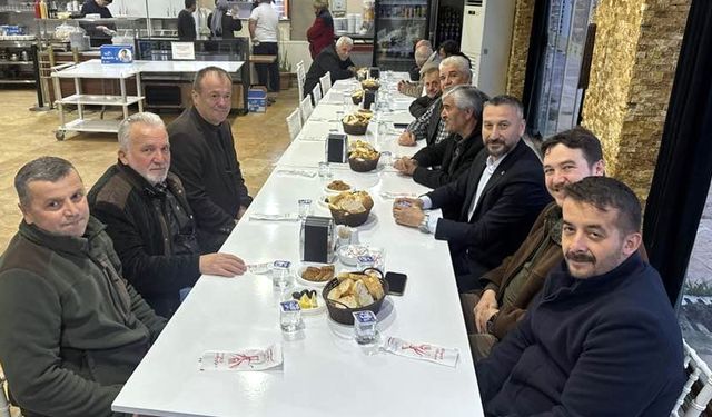 BAŞKAN CIVA SERVİS ŞOFÖRLERİYLE İFTAR YAPTI