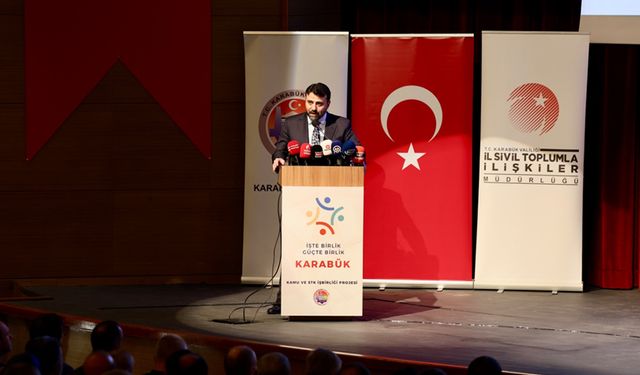 MİLLETVEKİLİ ŞAHİN "İŞTE BİRLİK GÜÇTE BİRLİK KARABÜK" PROJESİ EYLEM LANSMAN TOPLANTISINA KATILDI