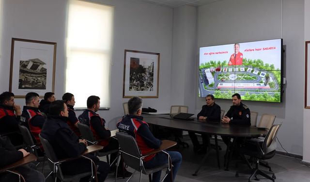 YENİCE BELEDİYESİ İTFAİYE EKİPLERİNE EĞİTİM