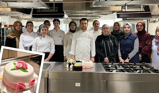KASEM'İN PASTACILIK ATÖLYESİ YOĞUN İLGİ GÖRDÜ