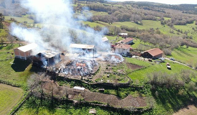 KASTAMONU'DA ELEKTRİK PANOSU PATLADI 3 EV 3 AHIR KÜL OLDU