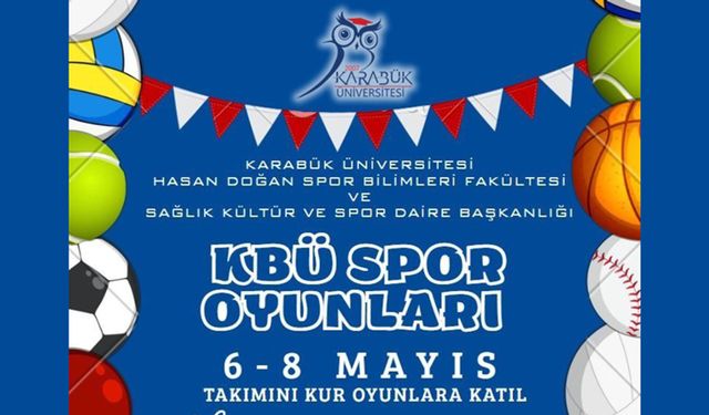 KBÜ'DE SPOR OYUNLARI BAŞLIYOR