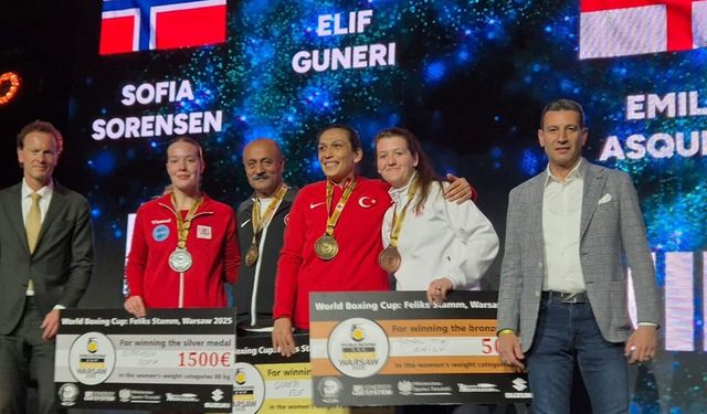 ELİF GÜNERİ'DEN TARİHİ BAŞARI