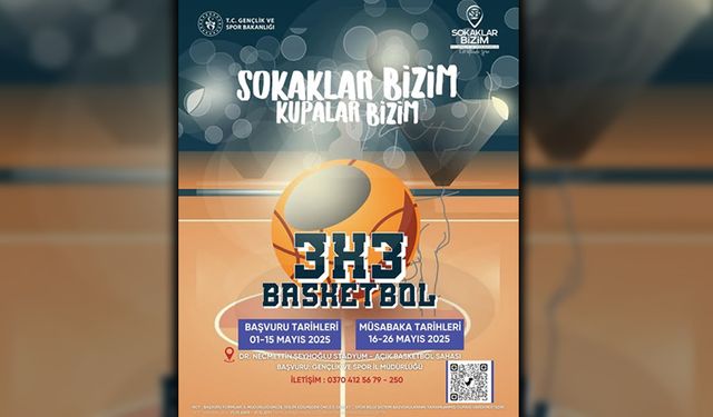 KARABÜK'TE 3x3 BASKETBOL TURNUVASI HEYECANI BAŞLIYOR