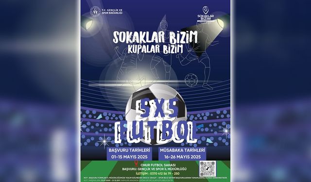 KARABÜK'TE 5x5 FUTBOL TURNUVASI BAŞLIYOR