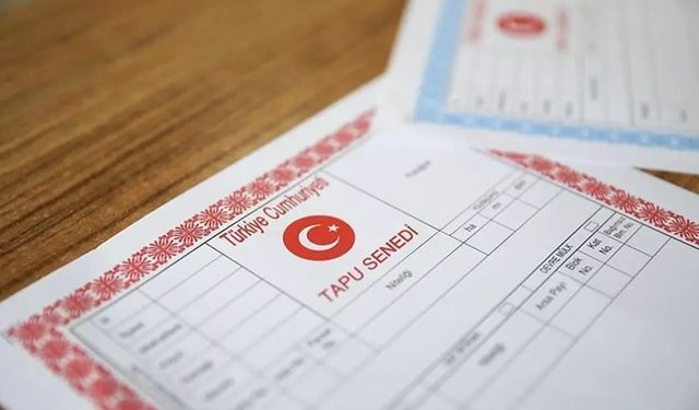 TAPU İŞLEMLERİNE YÜZDE 200'E VARAN ZAM!