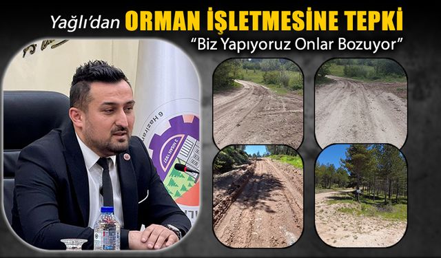 YAĞLI’DAN ORMAN İŞLETMESİNE TEPKİ..!