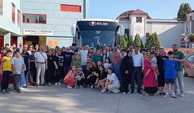 KARABÜKLÜ GENÇLER YAZ KAMPI İÇİN YOLA ÇIKTI