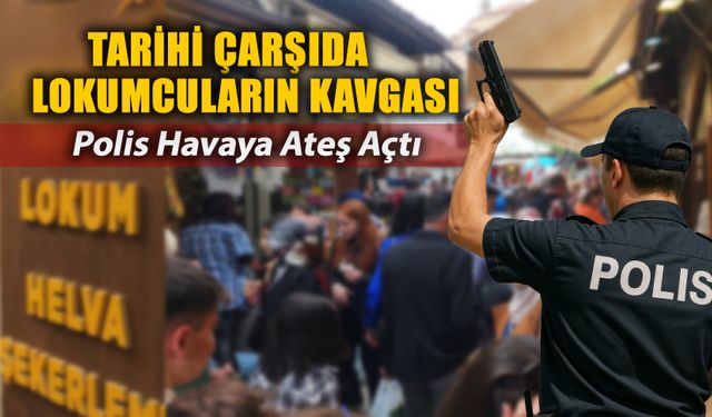 ESKİ ÇARŞIDA LOKUMCULAR BİRBİRİNE GİRDİ