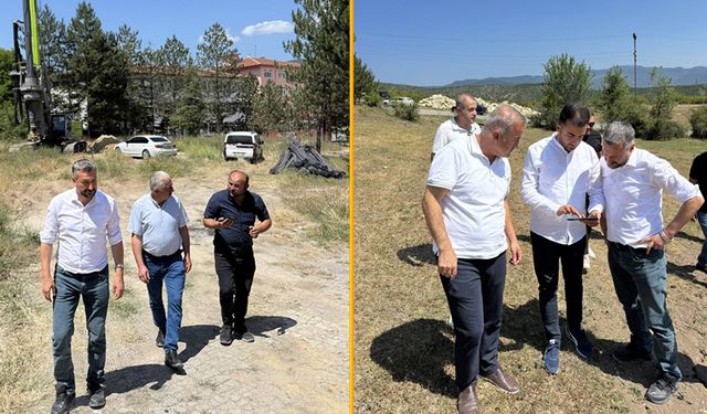 BAŞKAN CIVA PROJELERİ SAHADA İNCELEDİ