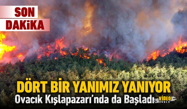 KARABÜK’ÜN DÖRT BİR YANINDA ORMANLAR YANIYOR