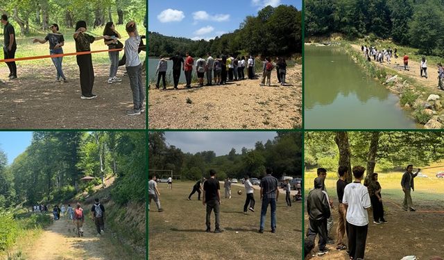 GENÇLER GÖKTEPE YAYLASI’NDA DOĞAYLA BULUŞTU