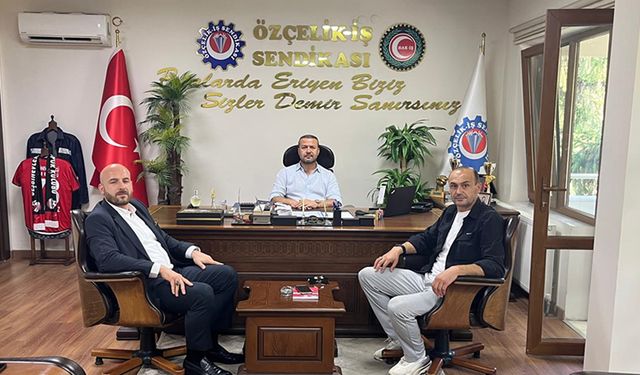 YENİDEN REFAH PARTİSİ'NDEN ÖZÇELİK İŞ SENDİKASI'NA ZİYARET