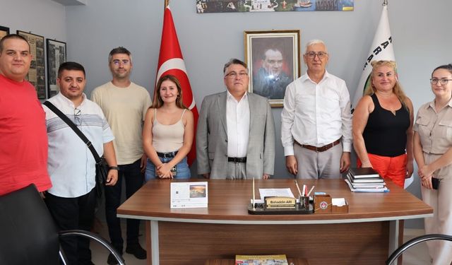 BEUN REKTÖRÜ GAZETECİLER CEMİYETİNİ ZİYARETTE BULUNDU