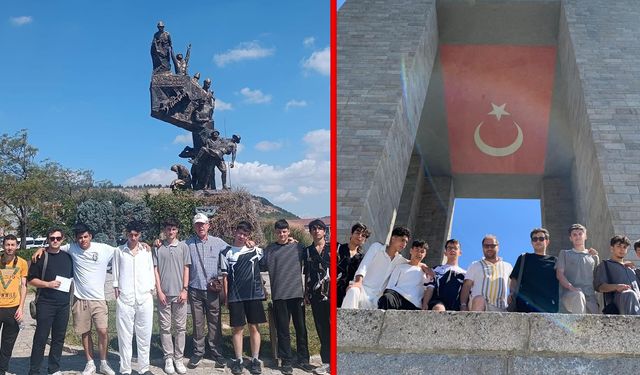 ÇOCUKLAR ÇANAKKALE RUHUNU YAŞADI