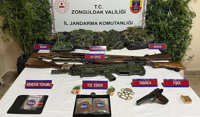 ÇAYCUMA'DA UYUŞTURUCU OPERASYONU 1 TUTUKLAMA