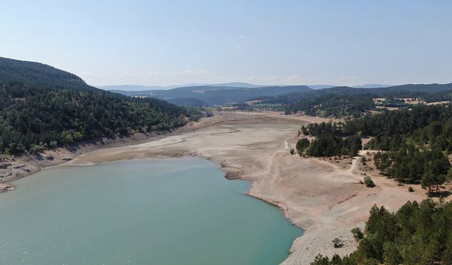 KARAÇOMAK BARAJI'NDA SU SEVİYESİ YÜZDE 24'E DÜŞTÜ