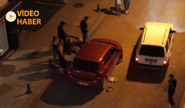 KARABÜK’TE İKİ OTOMOBİL ÇARPIŞTI
