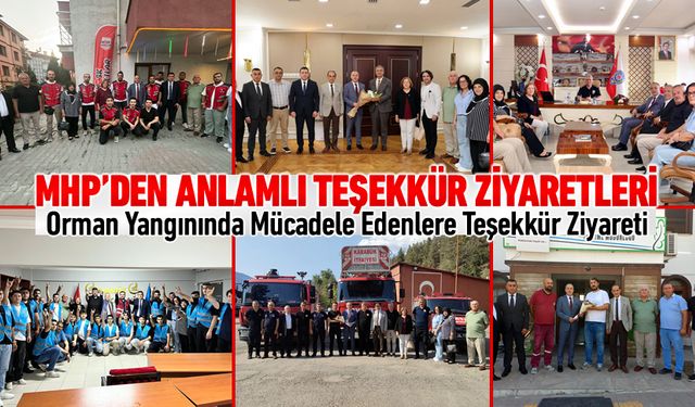 MHP’DEN ANLAMLI TEŞEKKÜR ZİYARETLERİ