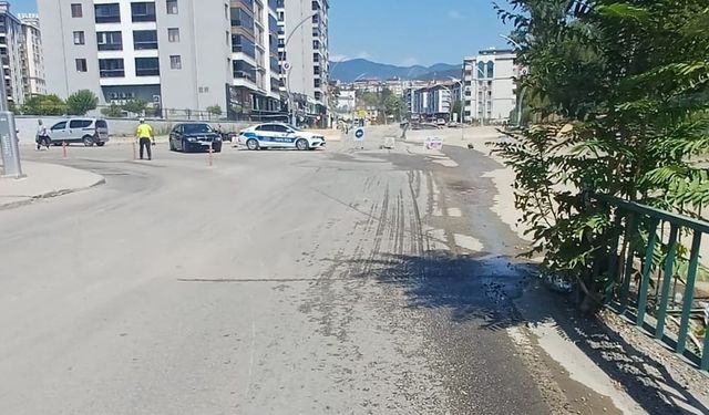 KARABÜK'TE DEVRİLEN MOTORUN SÜRÜCÜSÜ YARALANDI