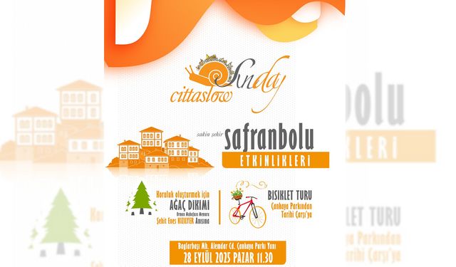 CİTTASLOW SUNDAY ETKİNLİKLERİ SAFRANBOLU'DA