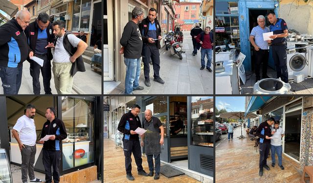 ESKİPAZAR'DA ÇARŞI ESNAFINA BİLGİLENDİRME