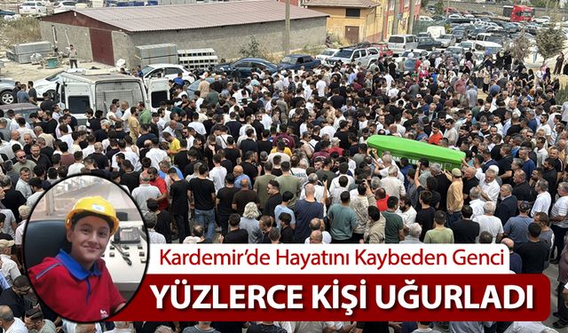 HAYATINI KAYBEDEN 17 YAŞINDAKİ GENCİ YÜZLERCE KİŞİ UĞURLADI