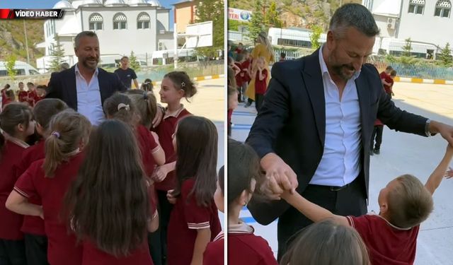 BAŞKAN CIVA OKUL ZİYARETLERİNDE ÖĞRENCİLERLE BULUŞTU