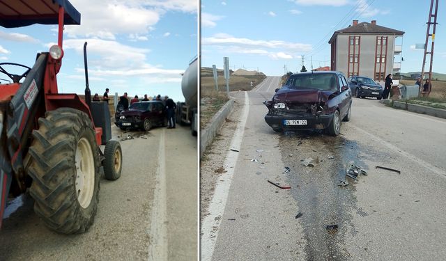 EFLANİ'DE TRAFİK KAZASI
