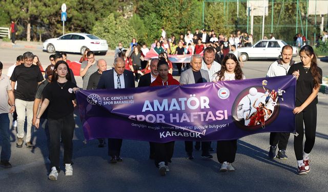 AMATÖR SPOR HAFTASI COŞKUYLA BAŞLADI