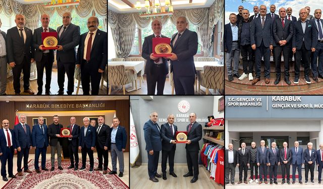 TASKK HEYETİNDEN KARABÜK ASKF'YE ZİYARET