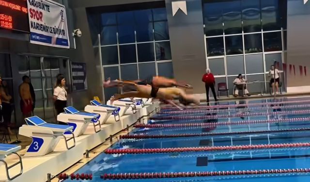 YURTLİG YÜZME TURNUVASI HEYECANI 100. YIL OLİMPİK HAVUZUNDA YAŞANDI