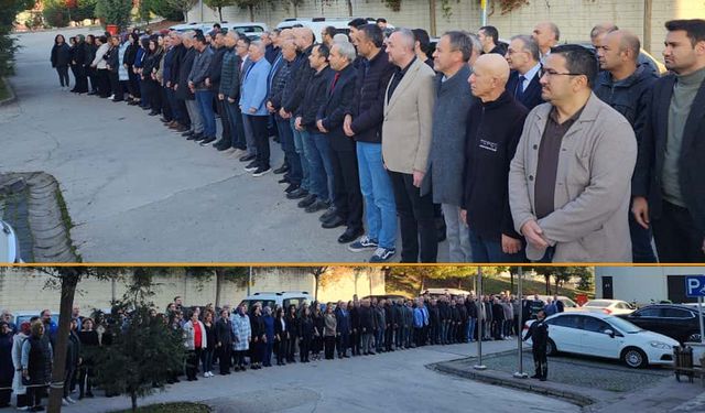 İL SAĞLIK MÜDÜRLÜĞÜ'NDE ATATÜRK'Ü ANMA TÖRENİ DÜZENLENDİ