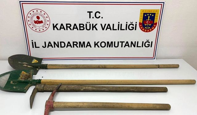 KAÇAK KAZIYA SUÇÜSTÜ: 3 GÖZALTI