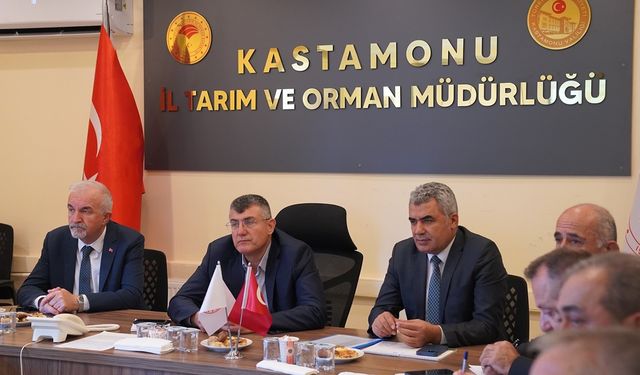 KASTAMONU'DA İL KURAKLIK KRİZ TOPLANTISI YAPILDI
