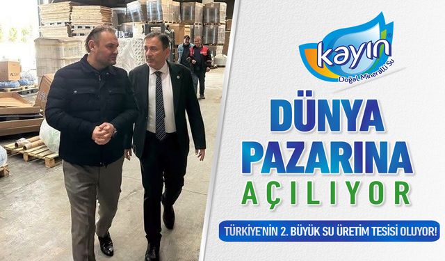 VEKİL KESKİNKILIÇ'TAN KAYIN SU TESİSİNE ZİYARET