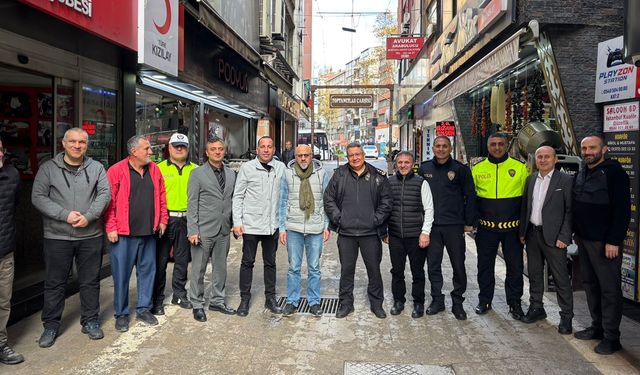 ZONGULDAK EMNİYET MÜDÜRÜ ESNAFLARLA BİR ARAYA GELDİ