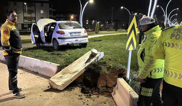 BOLU'DA KONTROLDEN ÇIKAN OTOMOBİL REFÜJE ÇIKTI