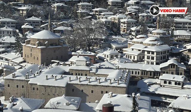 SAFRANBOLU'DA KARTPOSTALLIK KIŞ MANZARALARI
