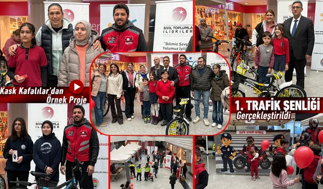 KASK KAFALILAR’DAN KAMU-STK İŞ BİRLİĞİYLE ÖRNEK PROJE: 1. TRAFİK ŞENLİĞİ