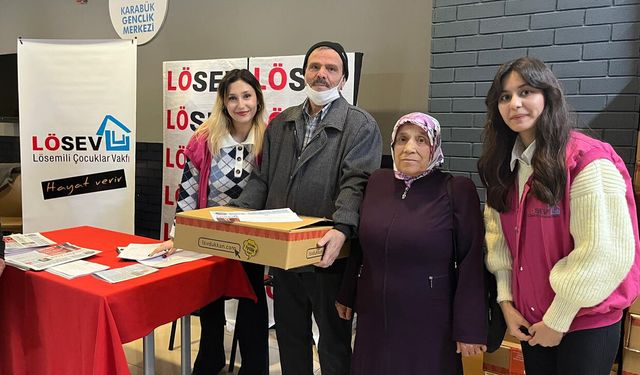 KARABÜK'TE LÖSEMİLİ VE KANSERLİ HASTALARA ET DESTEĞİ SAĞLANDI