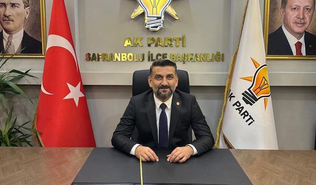 AK PARTİ İLÇE BAŞKANI AYDIN'DAN ÖZGÜR ÖZEL'İN SAFRANBOLU KONUŞMASINA TEPKİ