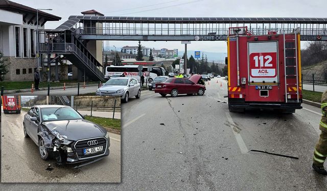SAFRANBOLU YOLUNDA KAZA: 1 YARALI