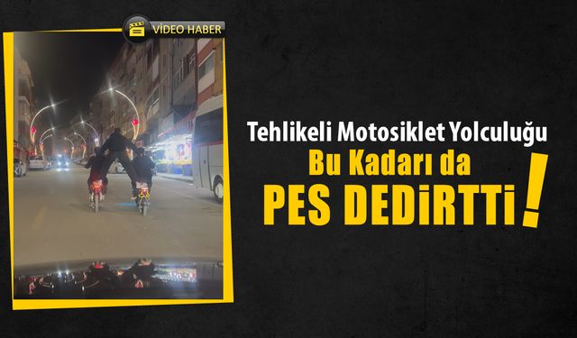 BU KADARI DA OLMAZ DEDİRTEN MOTOSİKLET CAMBAZLIĞI