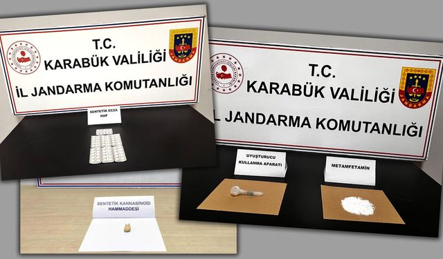 KARABÜK'TE UYUŞTURUC U OPERASYONU: 4 GÖZALTI