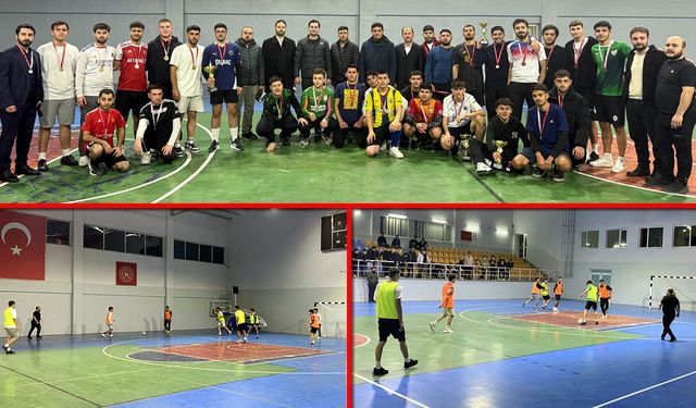 YENİCE'DE ÜNİVERSİTELİ GENÇLER FUTSAL TURNUVASINDA BULUŞTU