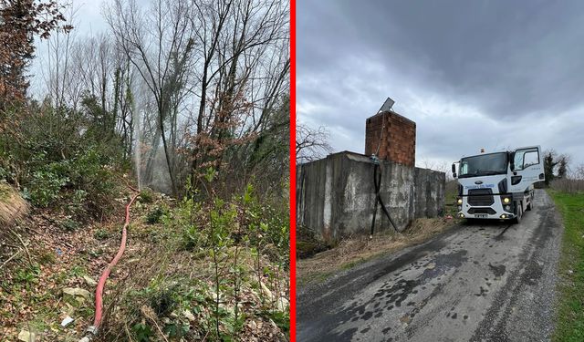 ALAPLI'DA 8 KÖY SUSUZ KALDI