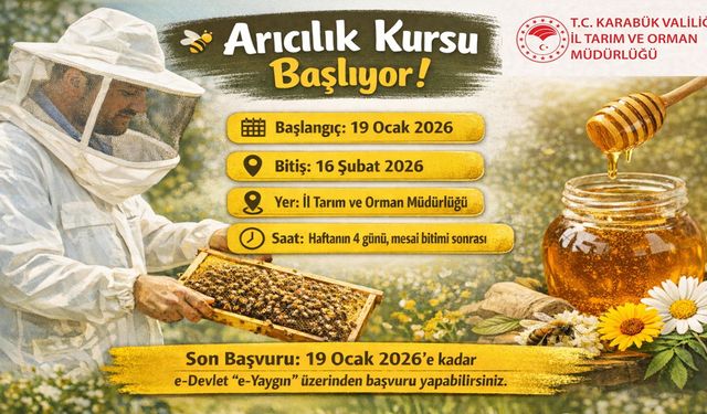 ARICILIK KURSU BAŞLIYOR